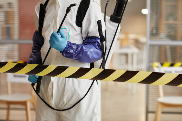 Professional Blood Cleanup technician working in Georgetown, CT